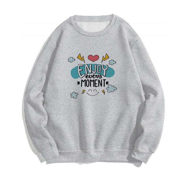 Áo Sweater chui đầu nữ dễ thương William DS62 - Chất liệu nỉ ngoại mềm mịn, giữ ấm tốt
