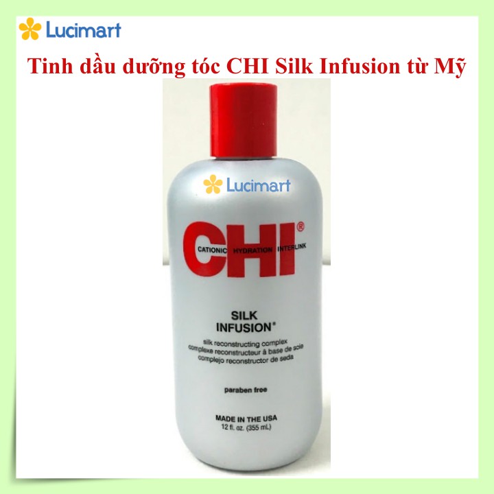 Tinh dầu dưỡng tóc CHI Silk Infusion từ Mỹ