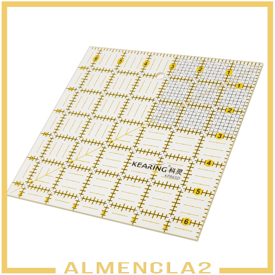 Thước Vuông Bằng Nhựa Acrylic Almencla2 Cho Thợ May