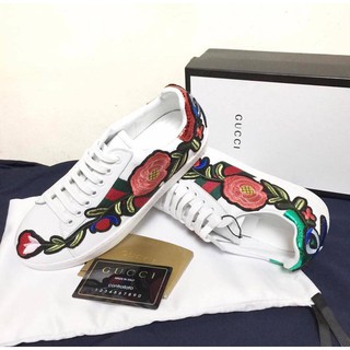 Giày Gucci ACE Embroidered Low-top Sneakers hình hoa
