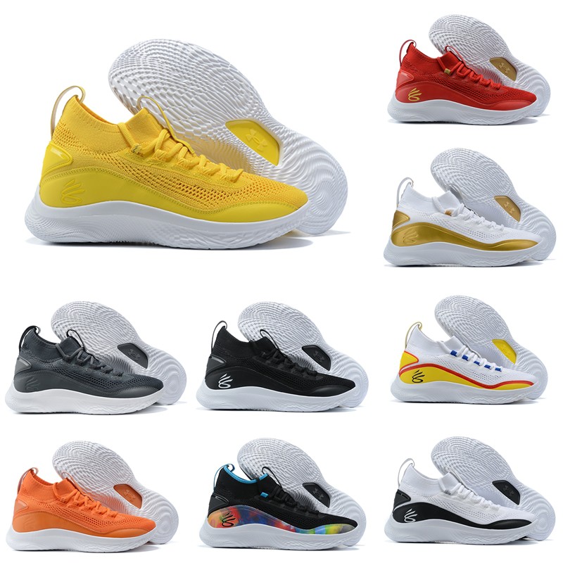 Giày bóng rổ Curry 8 - Tích hợp Zoom, Air chuẩn, Full box, tem mác, giấy gói | Choibongro.vn