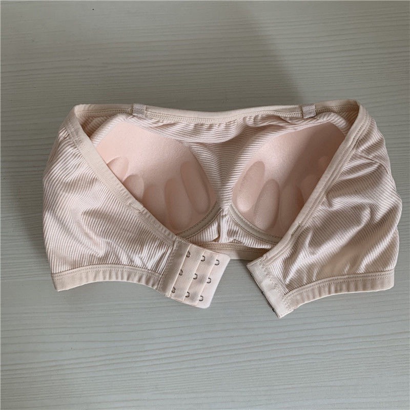 Áo lót nữ áo ngực bra không dây nâng ngực chống tuột đúc su bigsize khóa cài sau PASANA0118