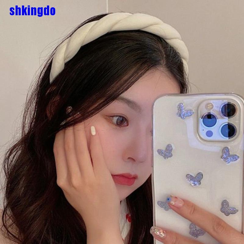 Cài tóc họa tiết xoắn màu trơn thiết kế thời trang