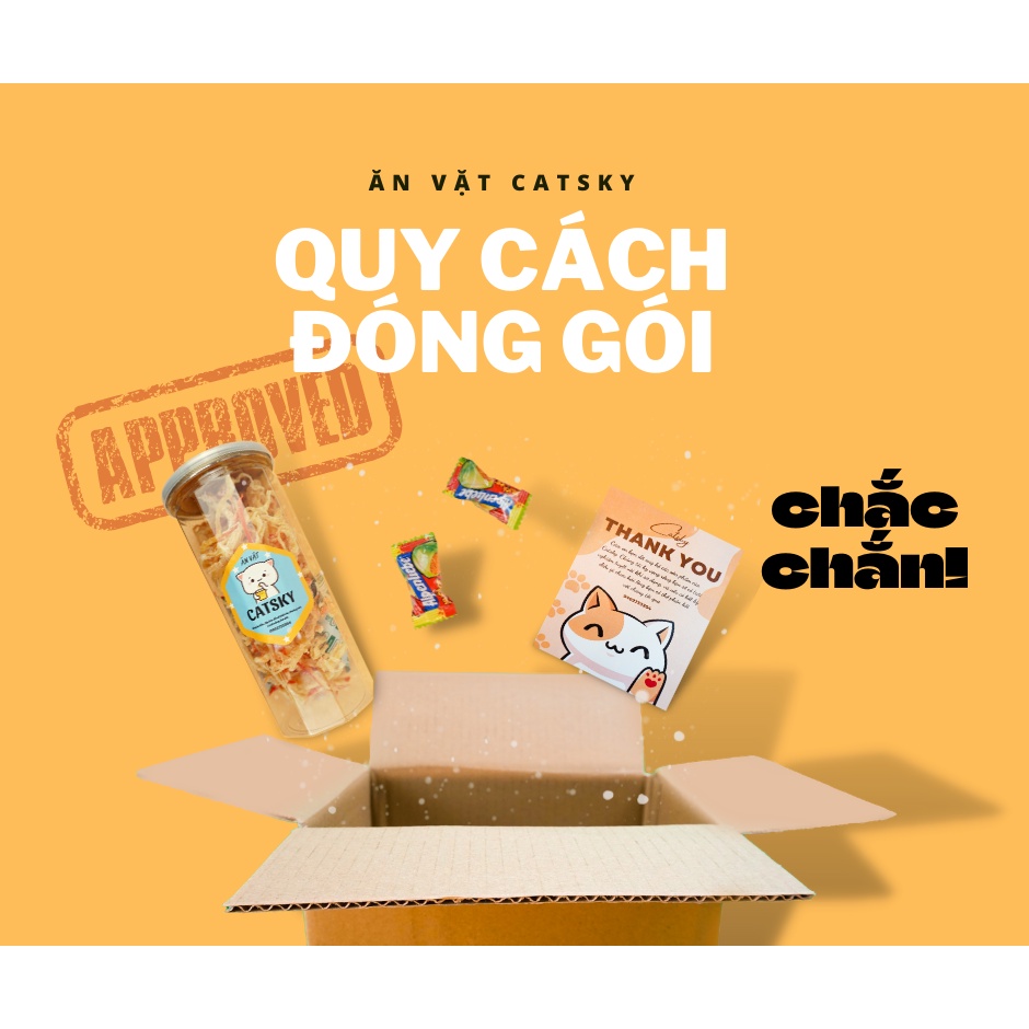 Mực Sợi Hấp Dừa Catsky 250g