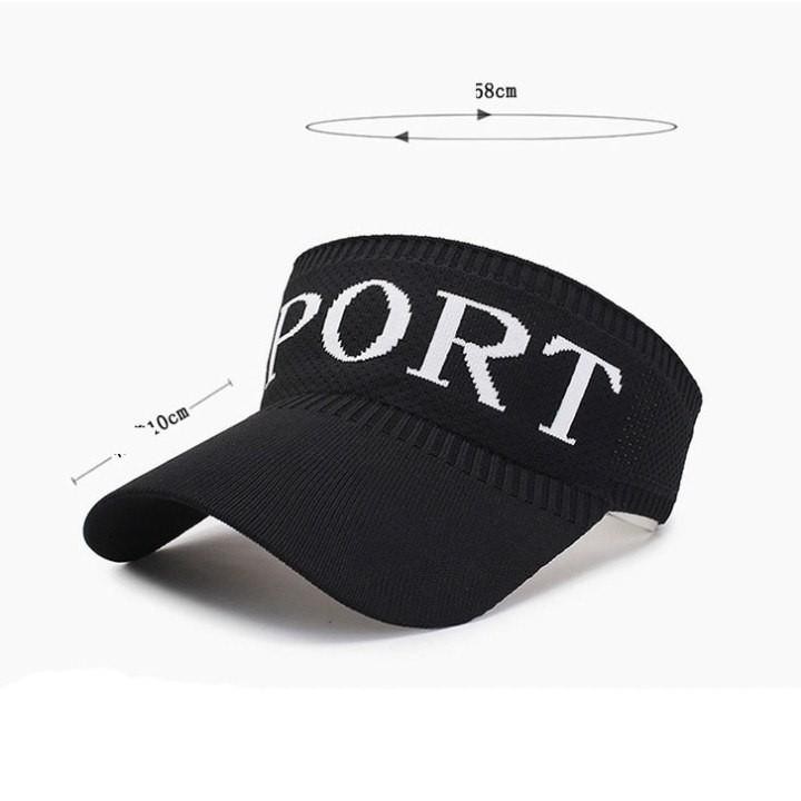Nón Lưỡi Trai SPORT Nửa Đầu Hot 2021, mũ đội nửa đầu