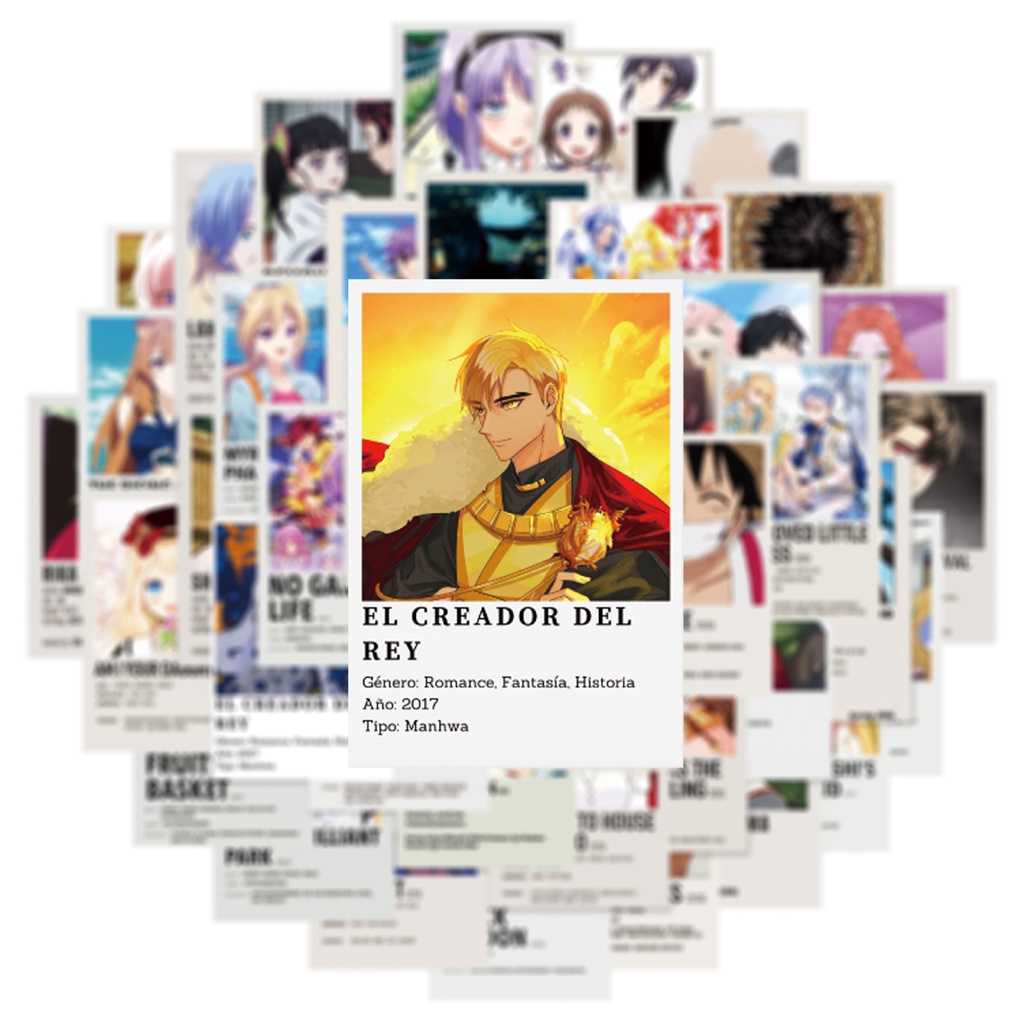 Set 50/25/10 Nhãn Dán Trang Trí Va Li/Laptop/Điện Thoại Hình Anime Hunter × Hunter