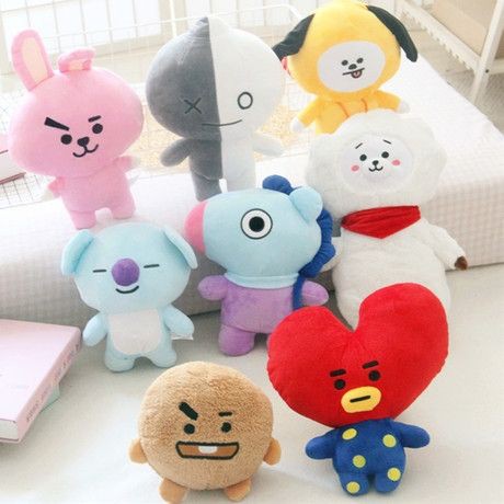 GẤU BÔNG BTS BT21 SIZE 20CM 30CM