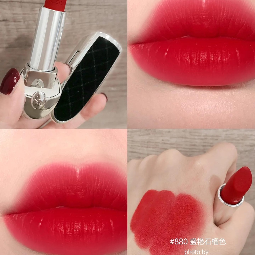 Vỉ Son Guerlain Rouge G Luxurious Velvet 3 Màu 214 - 880 - 910