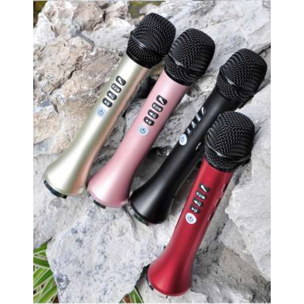 Micro Karaoke Bluetooth L698 Hỗ Trợ Karaoke Trên Ô Tô Mẫu Mới 2018