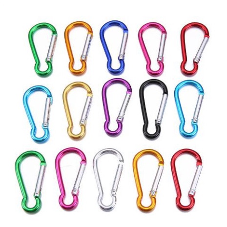 Móc khóa carabiner hình bầu chữ D móc khóa chai nước, khóa ba lô, khóa hợp kim nhôm ,khóa nhanh ssr