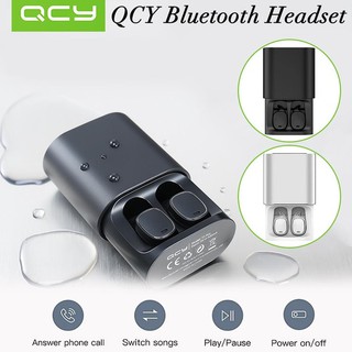 Tai Nghe Bluetooth Mini Qcy T1 Pro Kèm Hộp Sạc