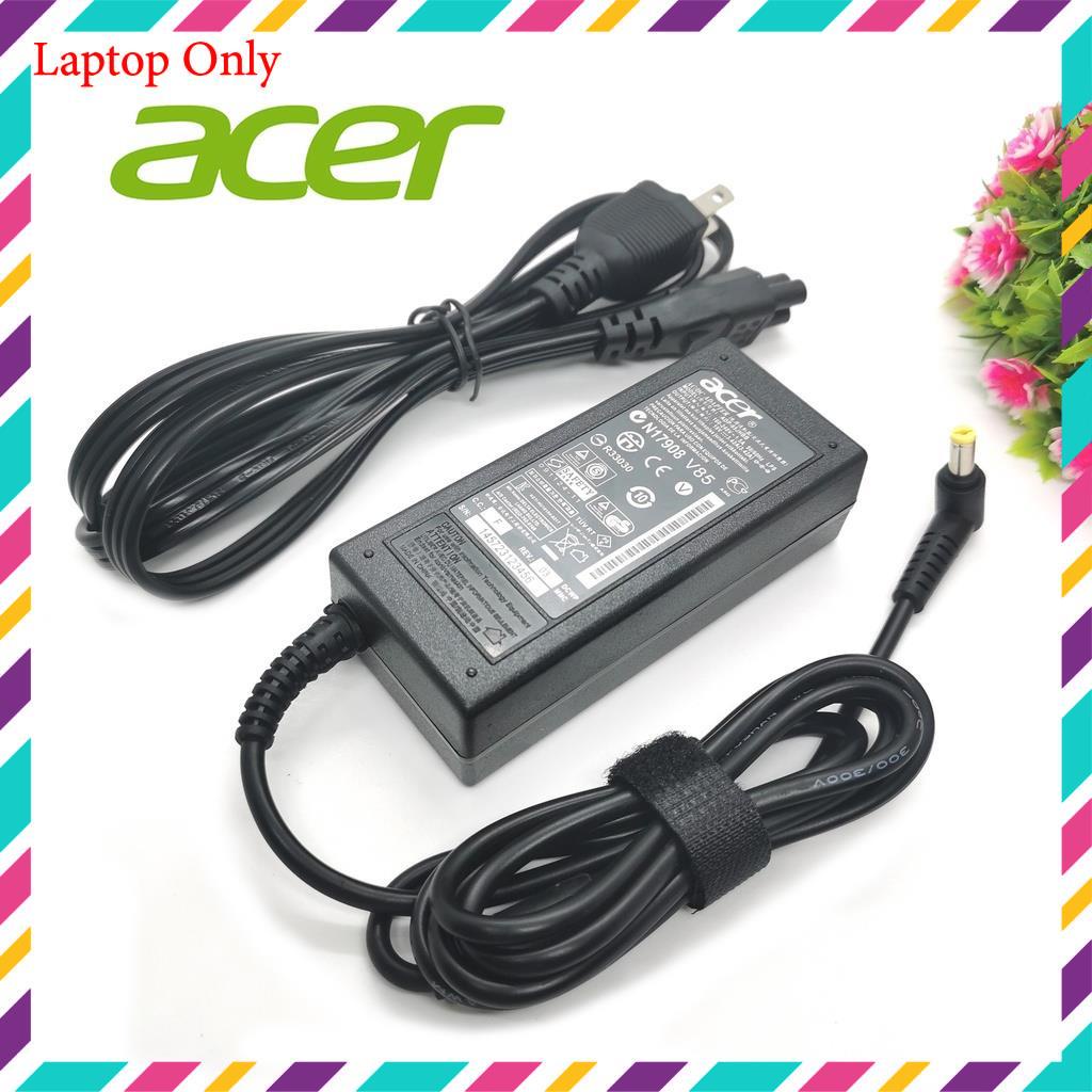 Sạc Laptop Acer 19V-3.42A-65W Zin chính hãng chân thường, adapter laptop acer