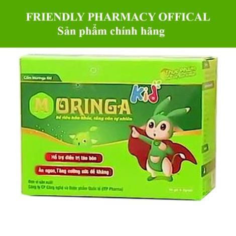 Moringa Kid - Giúp hỗ trợ ổn định tiêu hóa, kích thích ăn ngon, giảm táo bón, nâng cao sức đề kháng (20 gói)