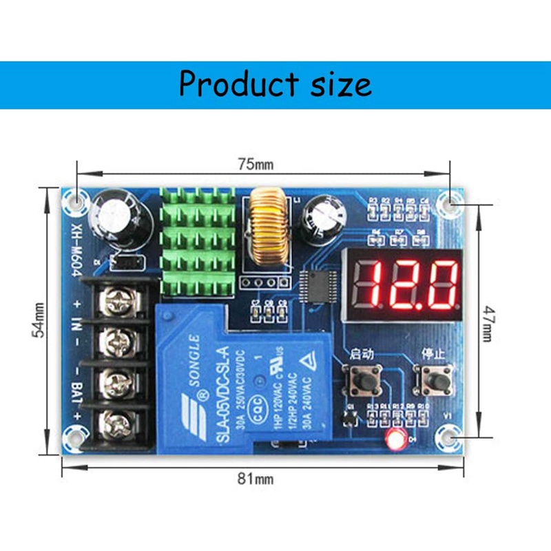 Bảng Mạch Bảo Vệ Pin Sạc Điều Khiển Xh-M604