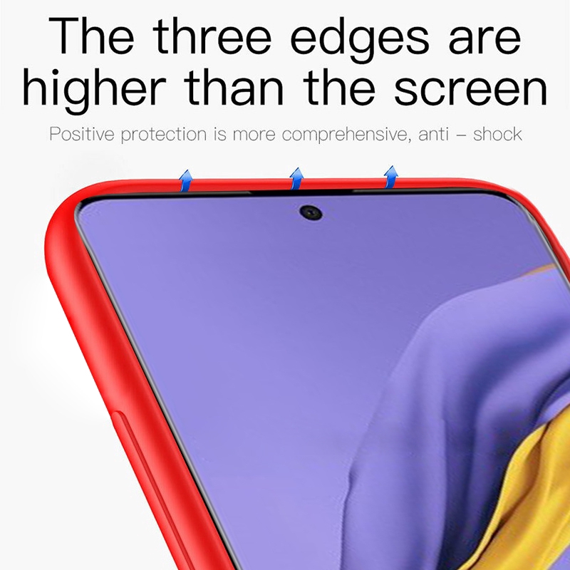 Ốp điện thoại silicon mềm thời trang cho Samsung Galaxy A51 A71 Note 10 Plus 9 8 S10 S9 S8 Plus S10E A50 A70
