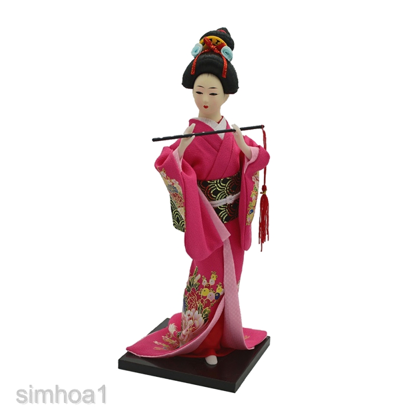 Búp Bê Hình Cô Gái Mặc Kimono Nhật Bản 12inch