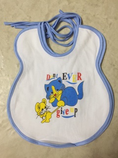 set 2 yếm ăn dặm cột dây