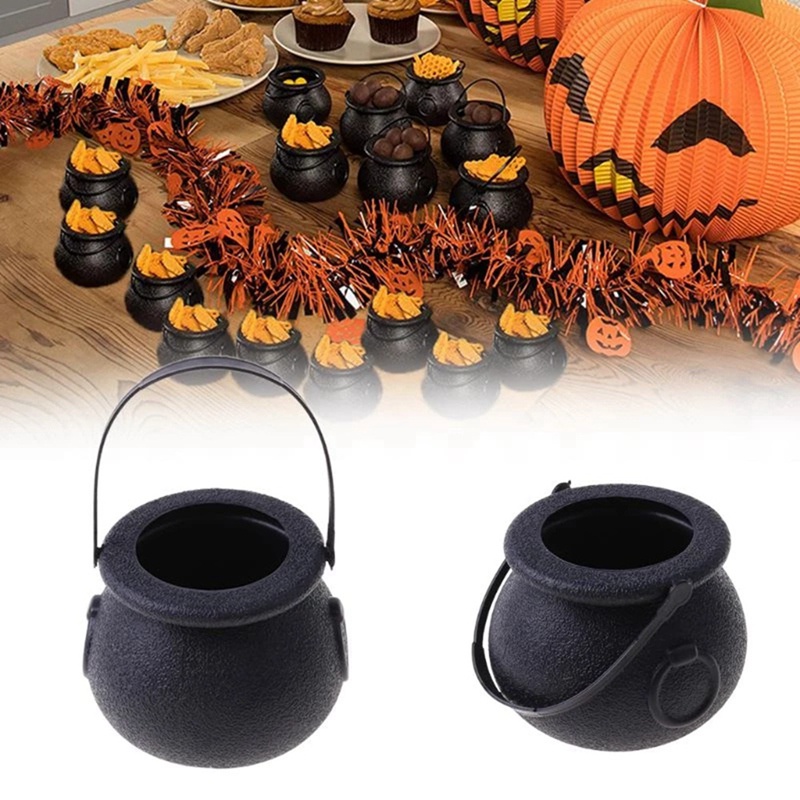Set 20 Ấm Đun Nước Mini Hình Bộ Xương Có Tay Cầm Cho Lễ Halloween