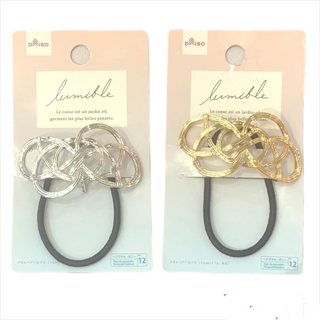 Daiso Cột Tóc Kim Loại Mizuhiki