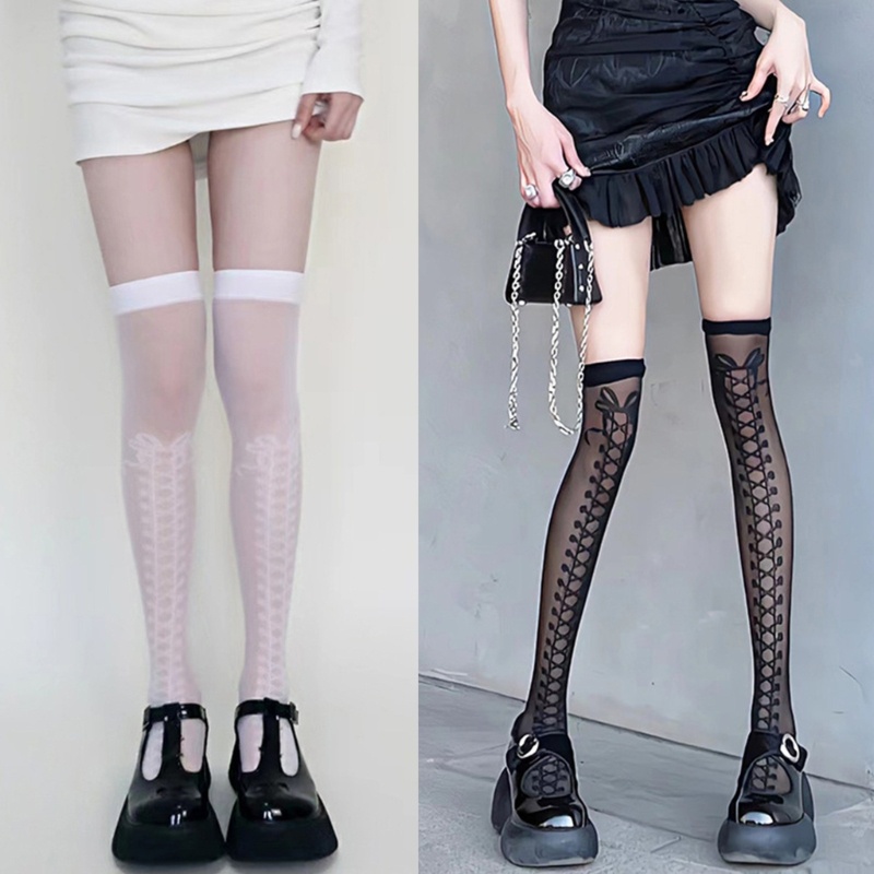 1 Đôi Tất Chân Trong Suốt Qua Gối Gợi Cảm Cho Nữ
