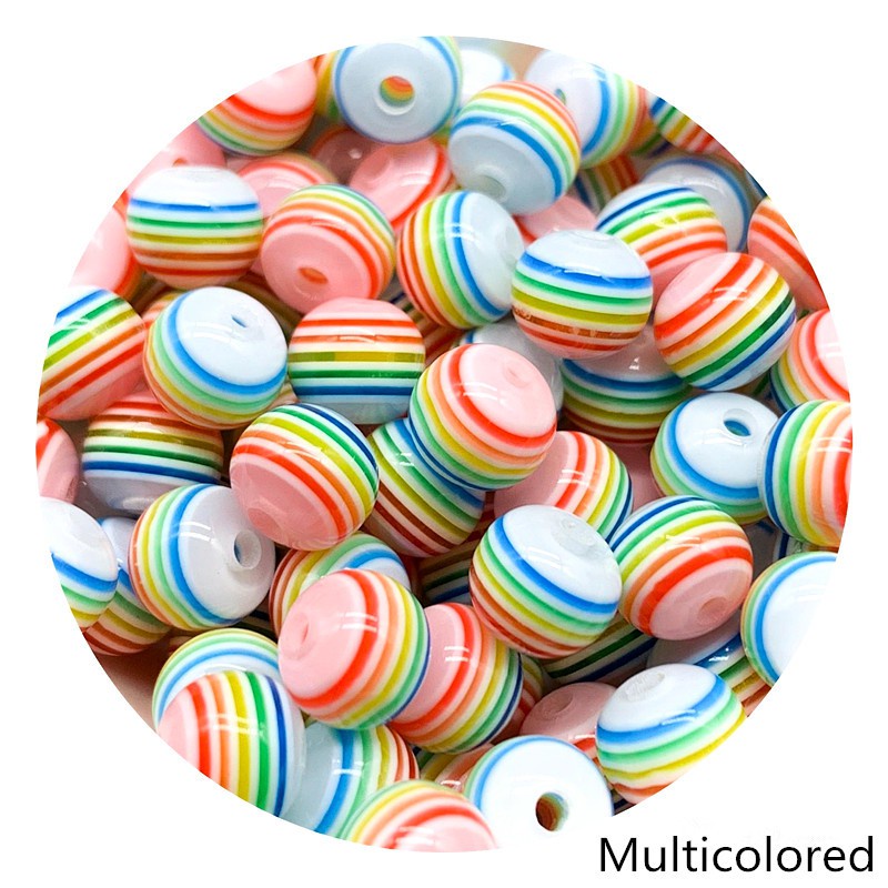 Chuỗi Hạt Resin 6mm / 8mm Dùng Làm Trang Sức Thủ Công