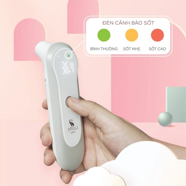Nhiệt kế hồng ngoại đa năng MOAZ BEBE MB0-024 - BH 1 năm | Nhiệt kế bảo vệ sức khỏe cho bé