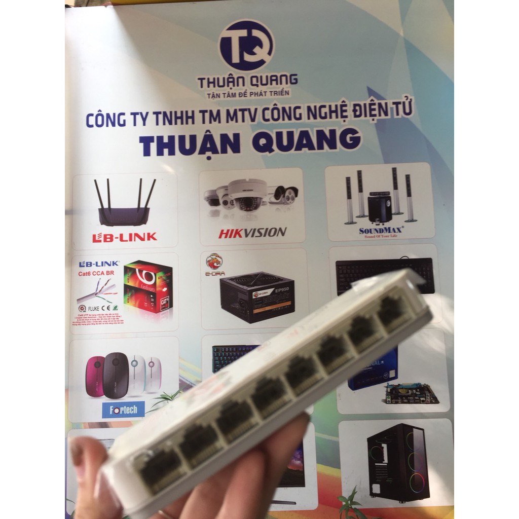 Thiêt bị mạng DLink 8-Port 10/100Mbps Desktop Switch