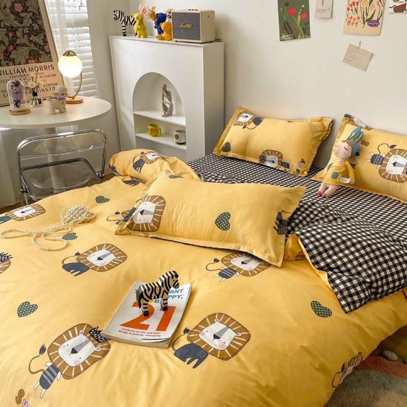 bộ chăn ga poly nhập