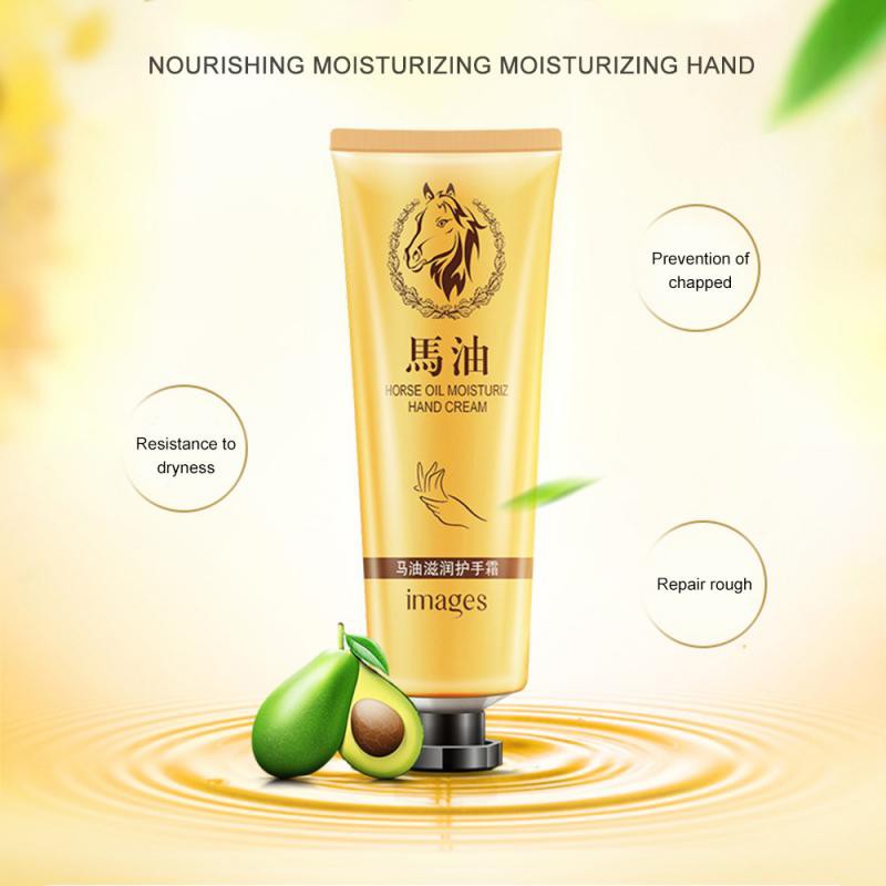 Kem Dưỡng Da Tay Chiết Xuất Dầu Ngựa Dưỡng Ẩm Chống Nứt Nẻ Làm Trắng Da
