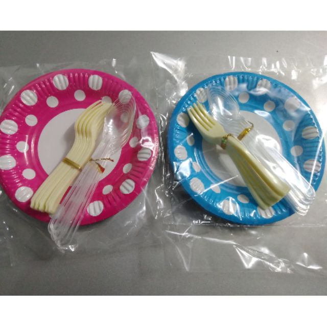 Xả kho!! Set 10 dĩa sinh nhật size 13cm