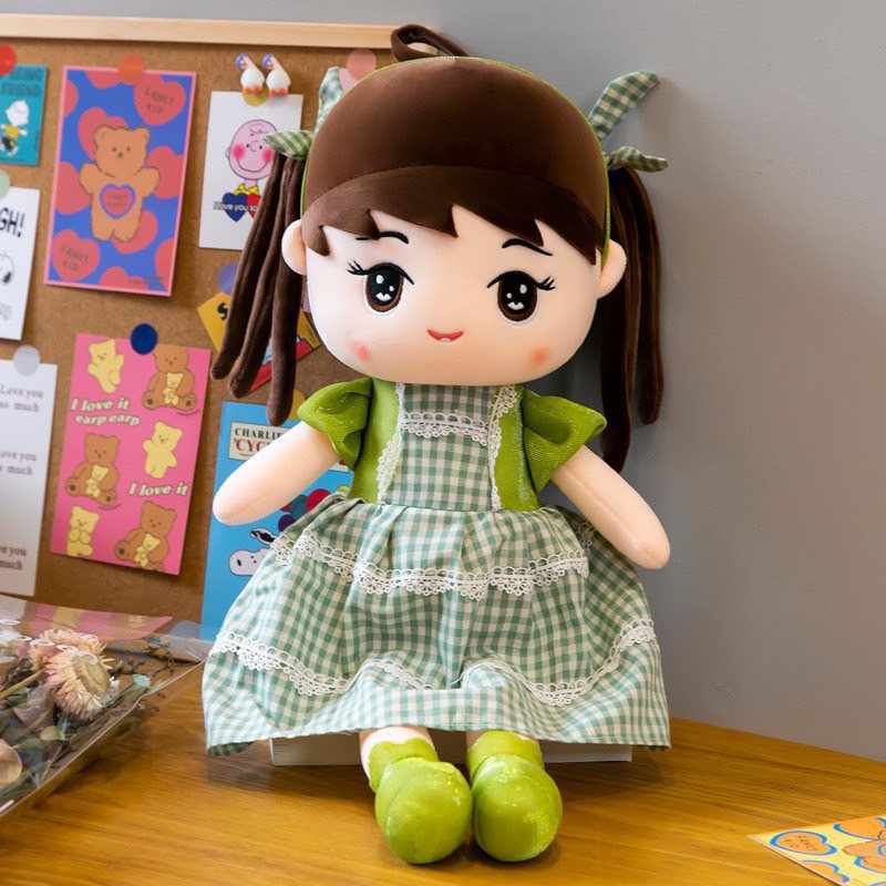 Búp Bê Váy kẻ quà tặng cho bé size 40-60cm