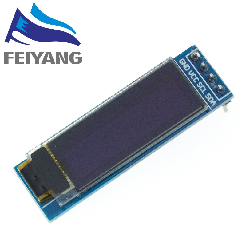 Mô đun hiển thị màn hình Oled LCD 0.91'' 128x32 chuyên dụng cho Arduino Raspberry Pi