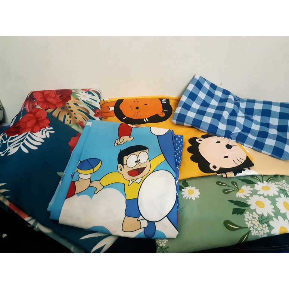 Ga Nệm Cotton Poly ( Chọn Họa Tiết Giao Màu Ngẫu Nhiên )