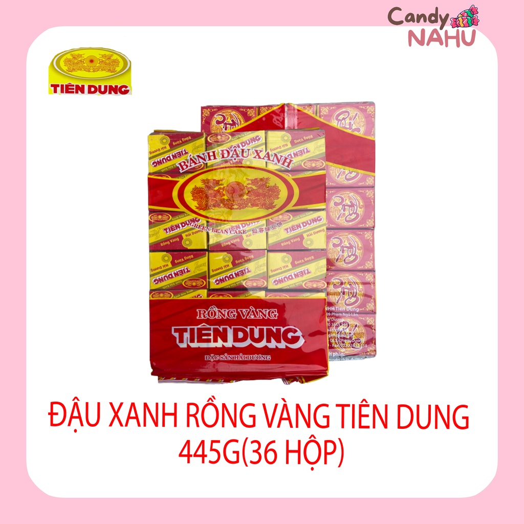 Đậu xanh rồng vàng Tiên Dung 445g(36 hộp)