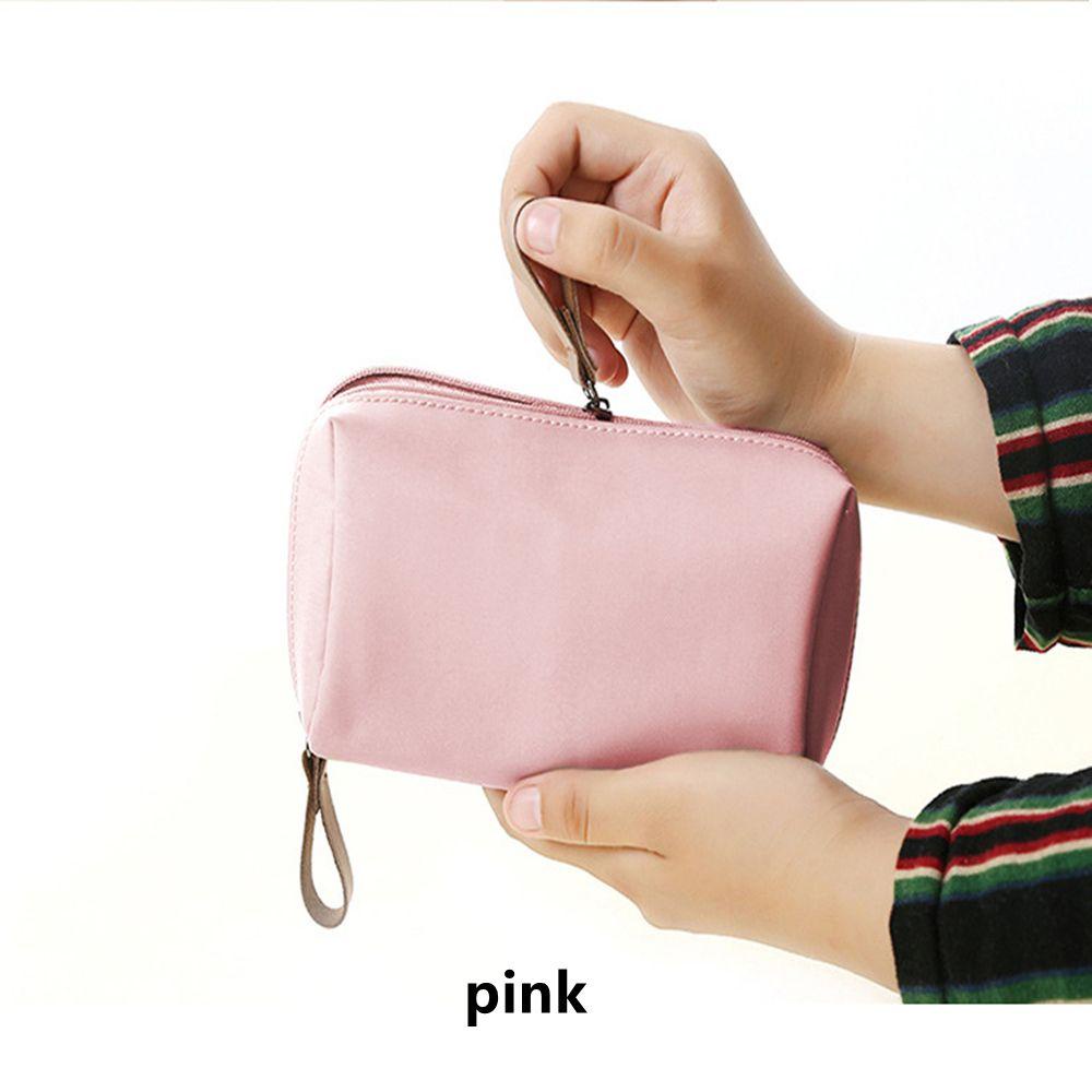 Túi Đựng Mỹ Phẩm Bằng Nylon Chống Thấm Nước Nhỏ Gọn Thời Trang