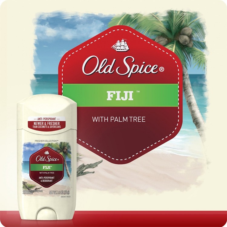 [Mã SKAMFM1712 giảm 10% đơn 250K] Lăn Khử Mùi Old Spice Fiji Antiperspirant & Deodorant 73g