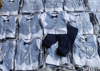 Bộ vest hm xuất bé trai