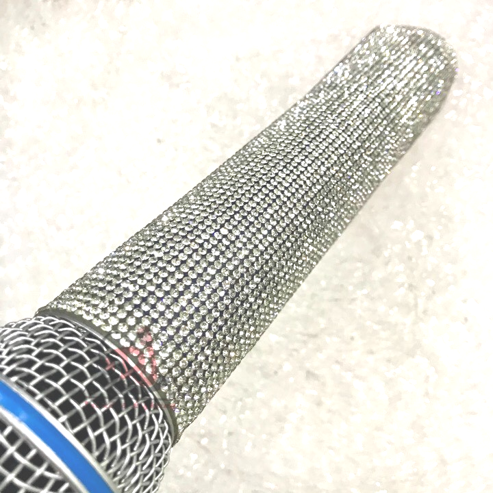 Áo micro kim tuyến, vỏ áo mic, vỏ bọc micro, micro bolero, microphone, mic karaoke, mi rô không dây, mic tphcm, micro