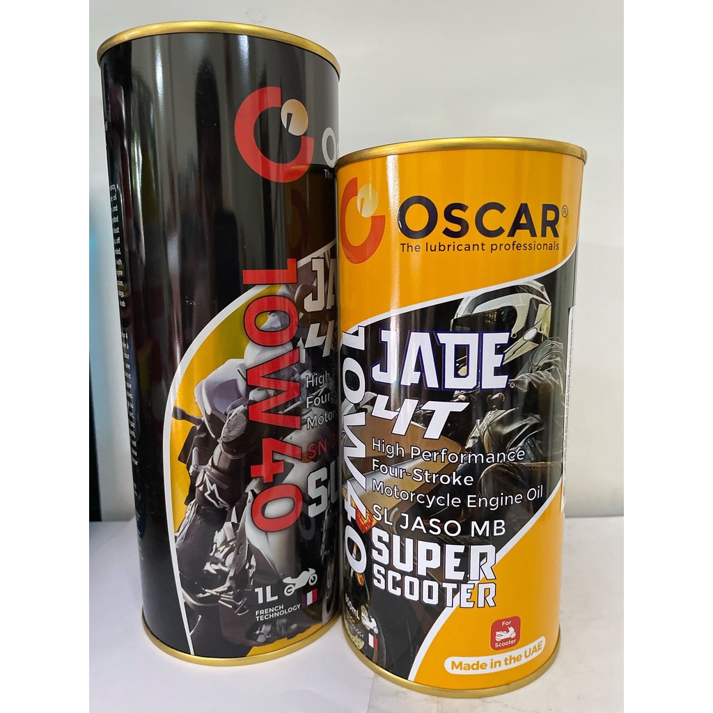 Nhớt full tổng hợp 10w40 Oscar Jade 4T Super - dầu nhớt tổng hợp cao cấp