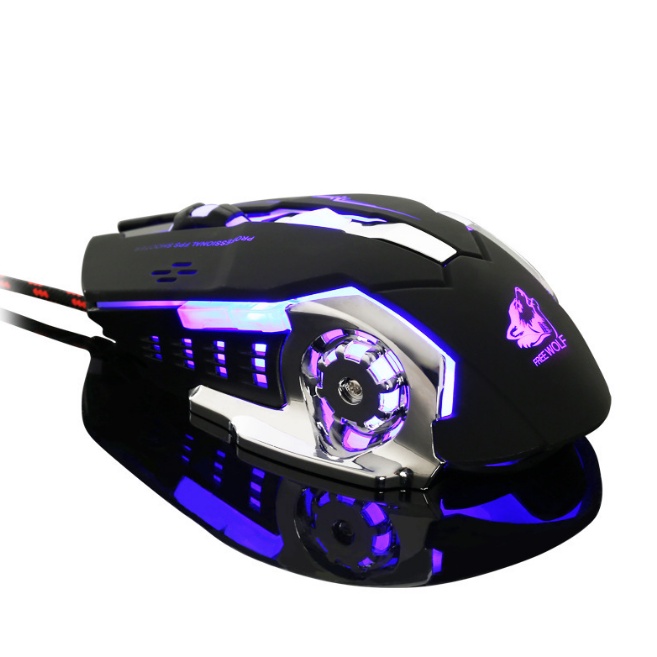 Chuột Gaming, chuột có dây vi tính laptop  đèn LED cho game thủ,văn phòng,Bảo Hành 12 Tháng