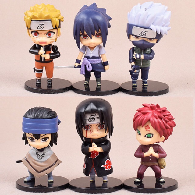 Mô hình Action figure Naruto &amp; friends đế đen