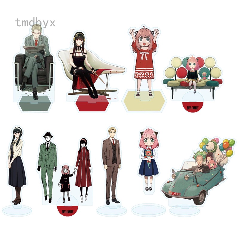Tmdbyx Mô Hình Nhân Vật Phim Hoạt Hình Spy x Family Bằng Acrylic