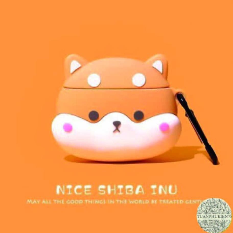 Vỏ Bảo Vệ Bao Đựng Hộp Sạc Tai Nghe, Case Airpods 2/3/1/i7/i9/i12/Pro/TWS - Sillicone Mềm, Hoạt Hình Dễ Thương 12