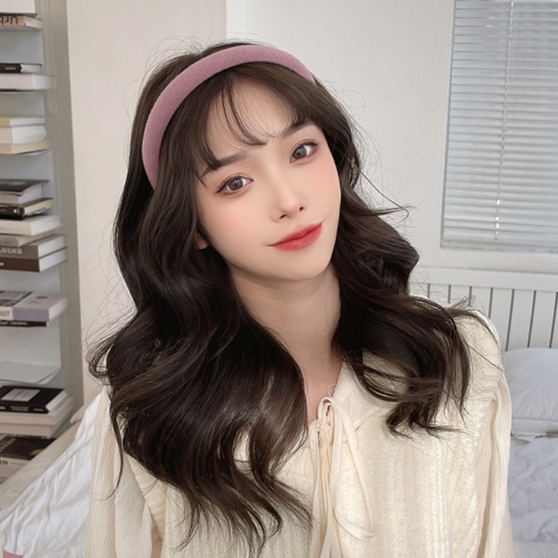 Băng Đô Cài Tóc Bằng Xốp Phong Cách Hàn Quốc Dễ Thương