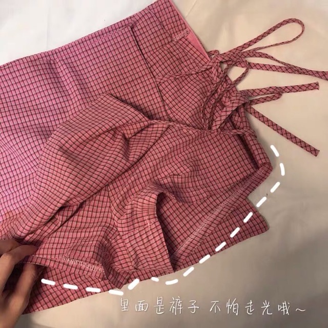 Set áo kèm quần giả váy