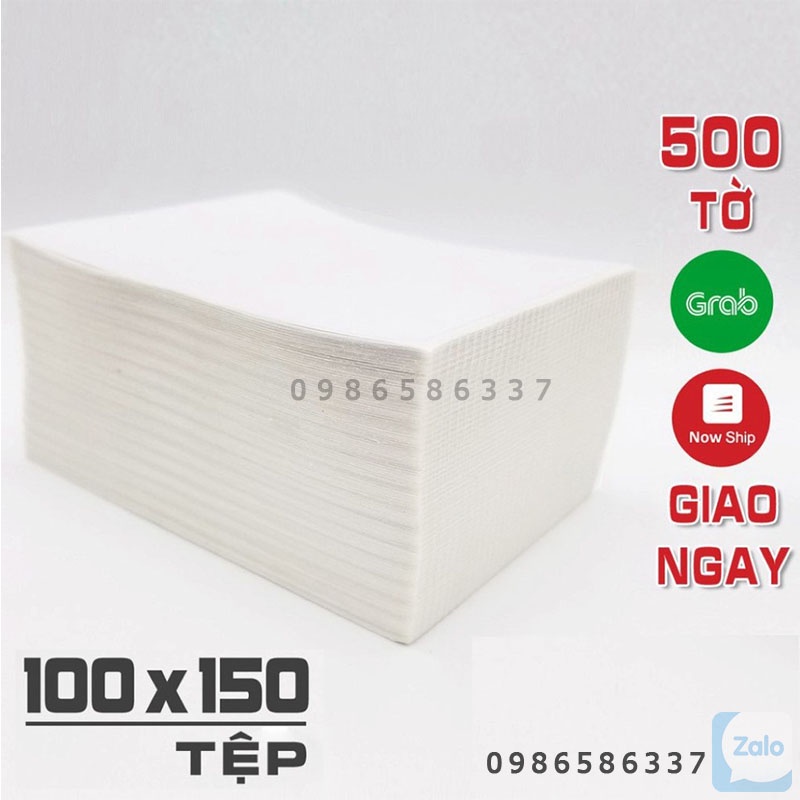 Giấy In Nhiệt 5000 Tờ In Đơn Shopee TMĐT, sỉ tập tem nhãn decal nhiệt A6 dùng in đề can vận đơn iZamo