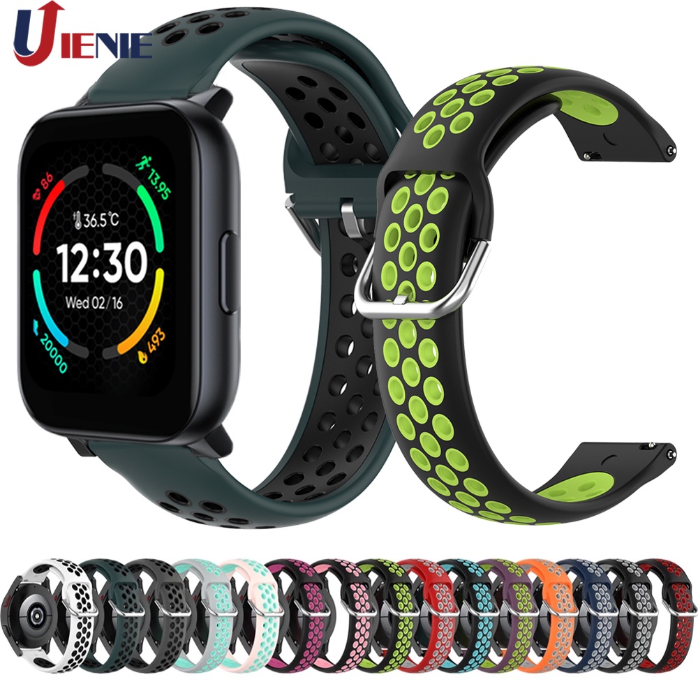 Dây Đeo Silicone 20mm Cho Đồng Hồ Thông Minh Realme Techfe Watch S100