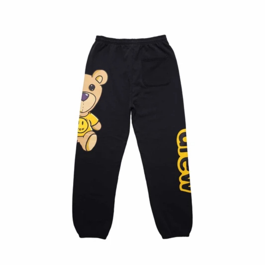 Quần dài jogger thun DREW nam nữ form unisex màu đen