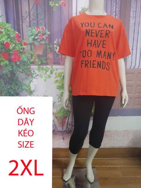 Quần thể thao lửng big size trơn legging size lớn 60-110kg chất đẹp | BigBuy360 - bigbuy360.vn