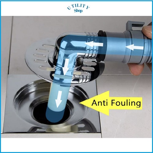 Đầu khớp nối ống chống tràn chống thoát nước sàn cho máy giặt, nhà vệ sinh khử mùi hơi cống